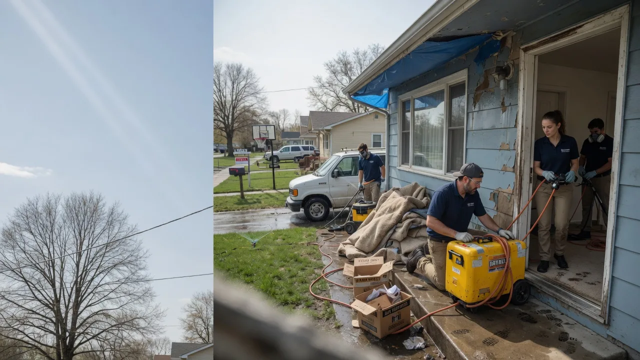 Basement Flood Cleanup in Effingham, IL near me